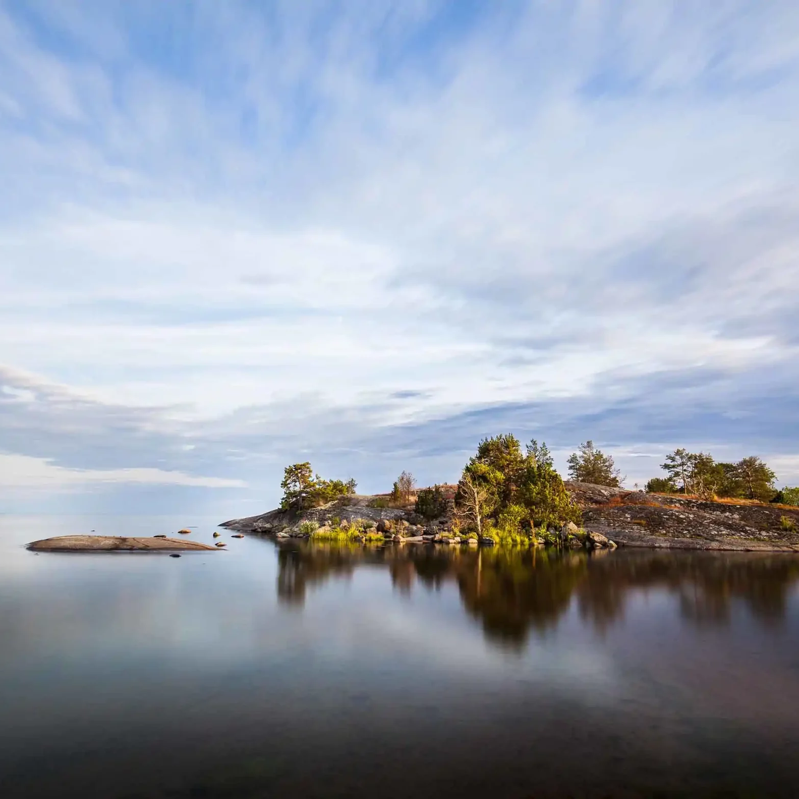 Schweden-Insel als Kunst für Ihr Büro