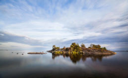 Schweden-Insel als Kunst für Ihr Büro