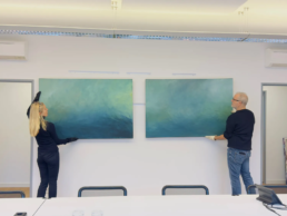 Kunst Präsentation von Bailer Kunst im Unternehmen